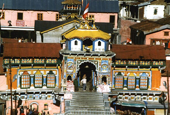 Front view of Adi Badri Temple, Uttarakhand