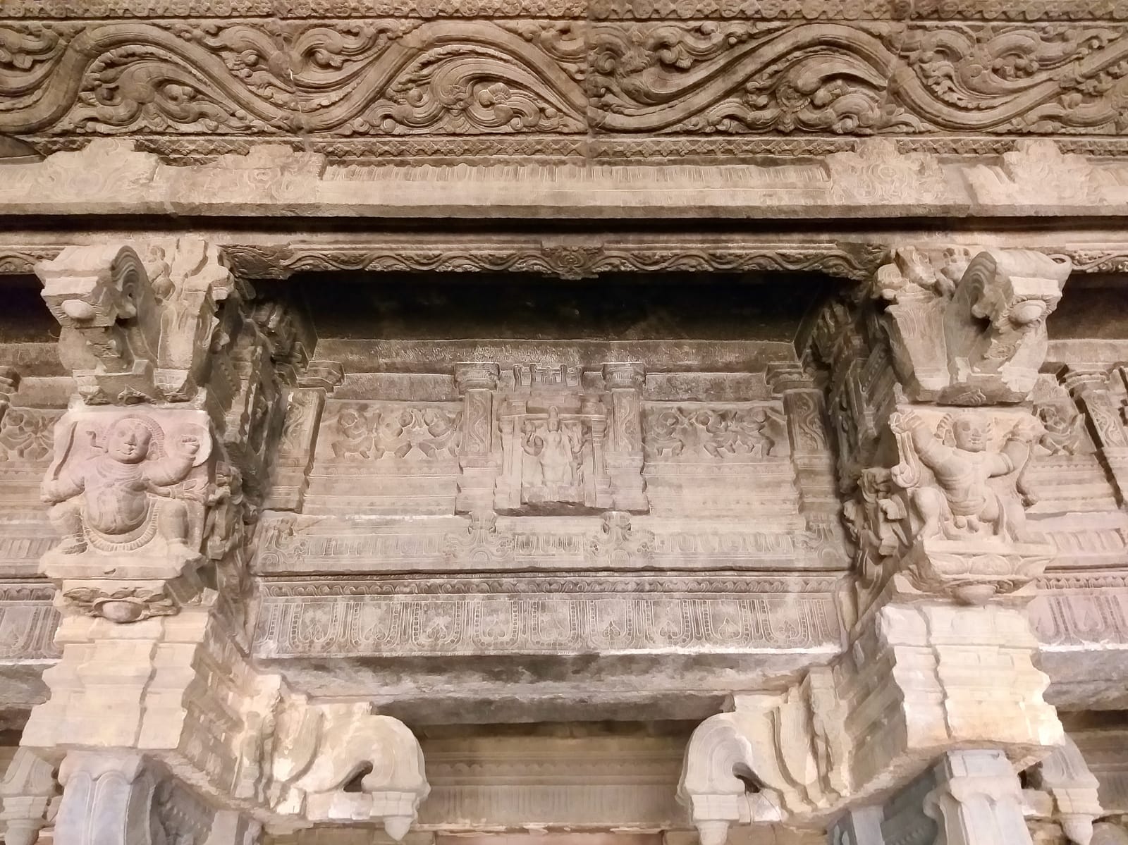 Ahobilam Narasimha Temple gopuram in Lower Ahobilam, Nallamala hills, Andhra Pradesh