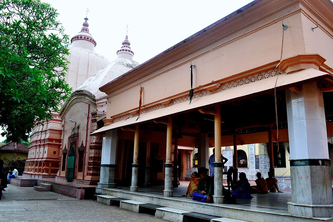 Front view of Bargabhima Temple Tamluk, West Bengal, India