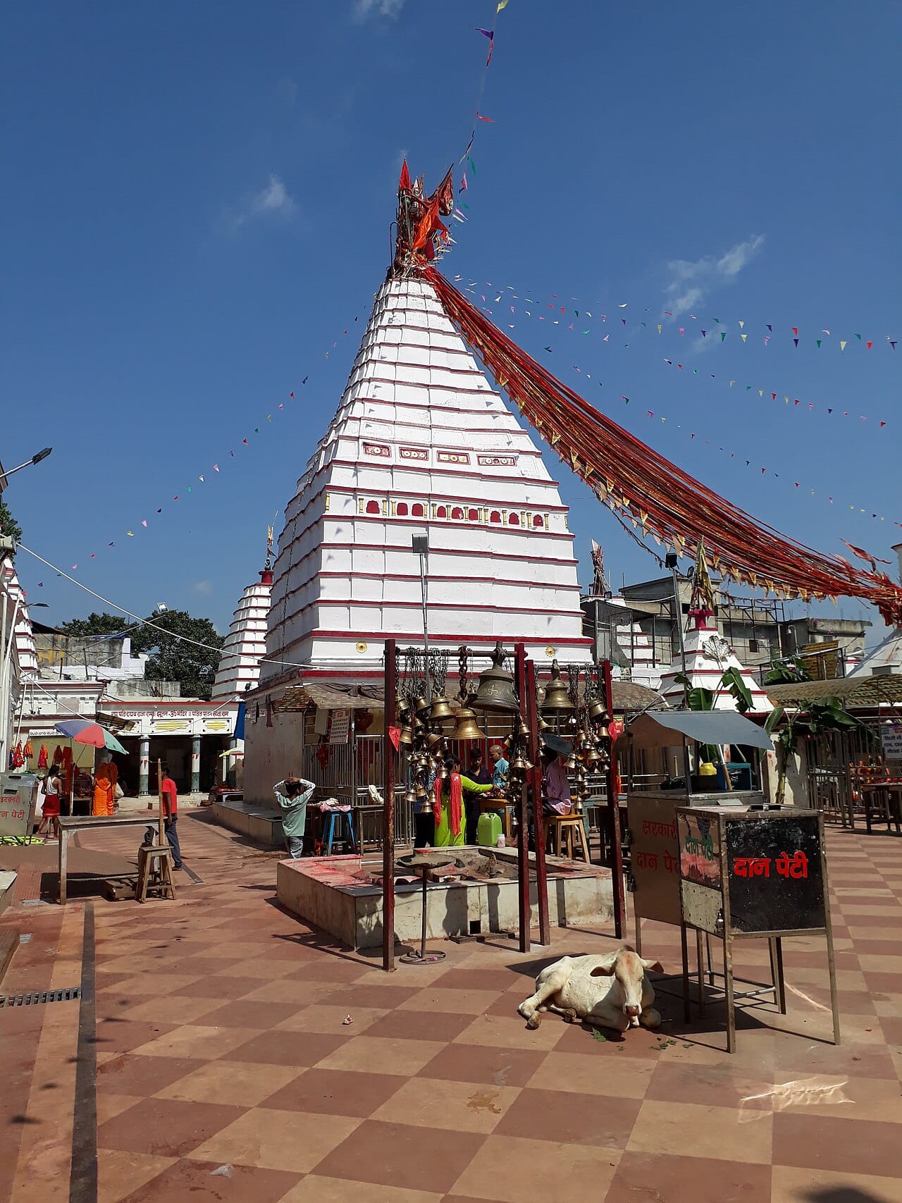 Front view of Basukinath Temple, Jharkhand, India
