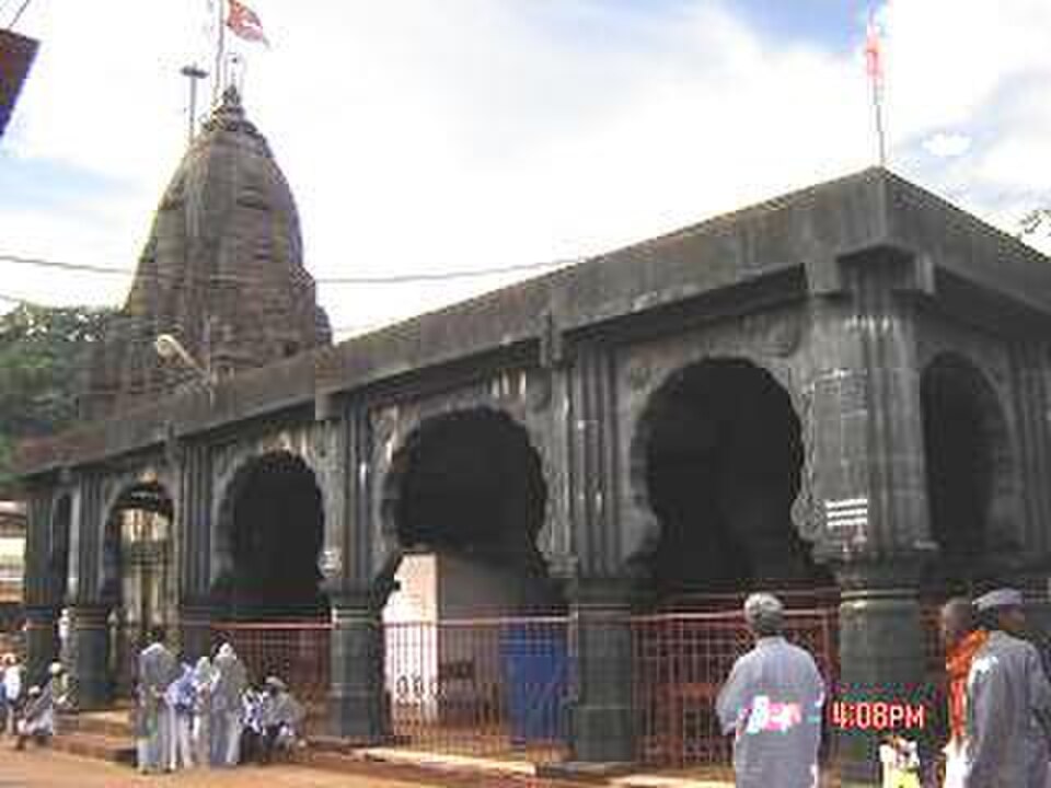 Bhimashankar Jyotirlinga Temple surrounded by Sahyadri Hills, Maharashtra, India
