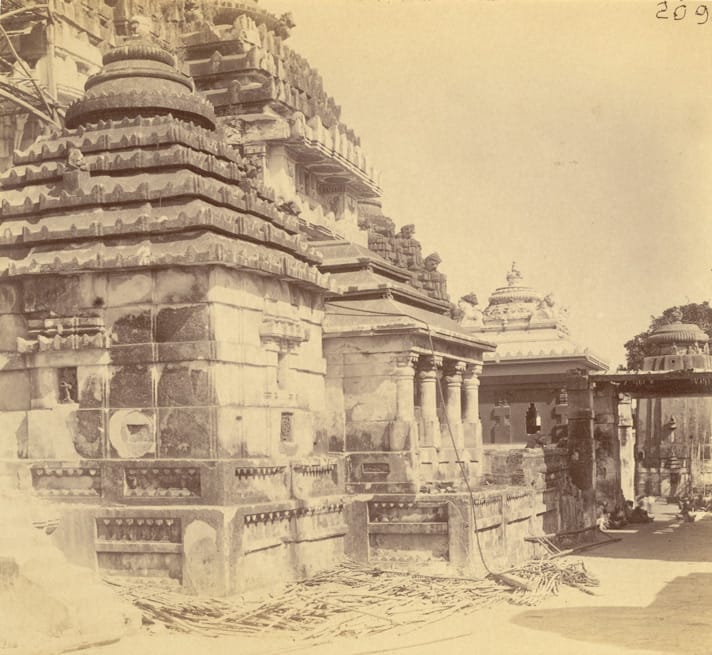 Bimala Temple within the Jagannath Temple complex in Puri, Odisha, India