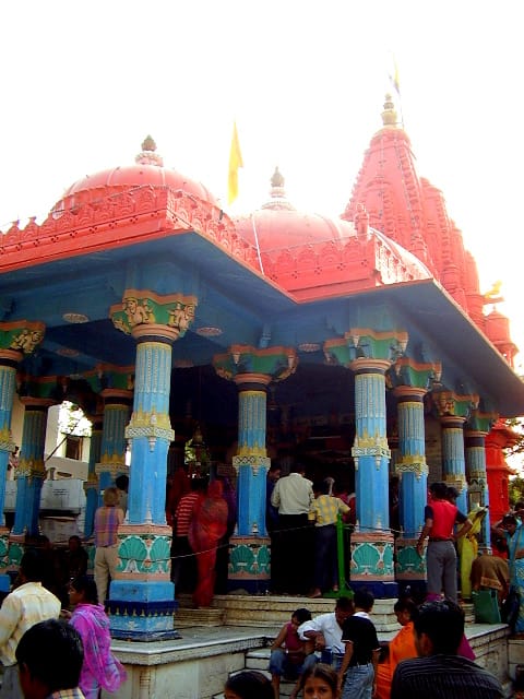 Front view of Brahma Temple, Pushkar, Rajasthan
