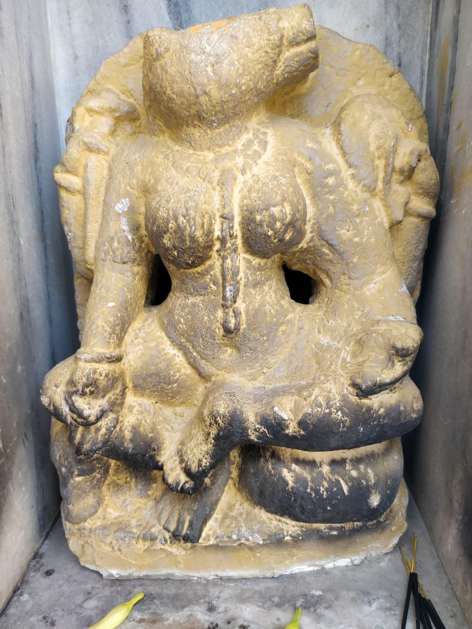 Front view of Gangeshwar Mahadev Temple, Diu
