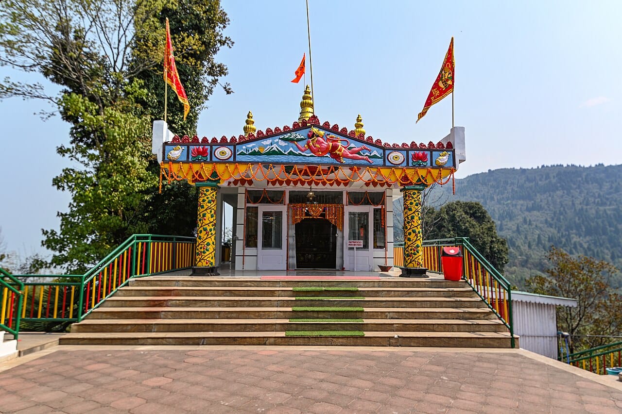 Front view of Hanuman Tok, Sikkim, India