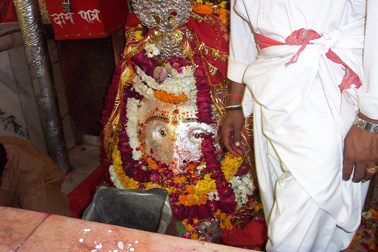 Front view of Kalkaji Temple, Delhi, India