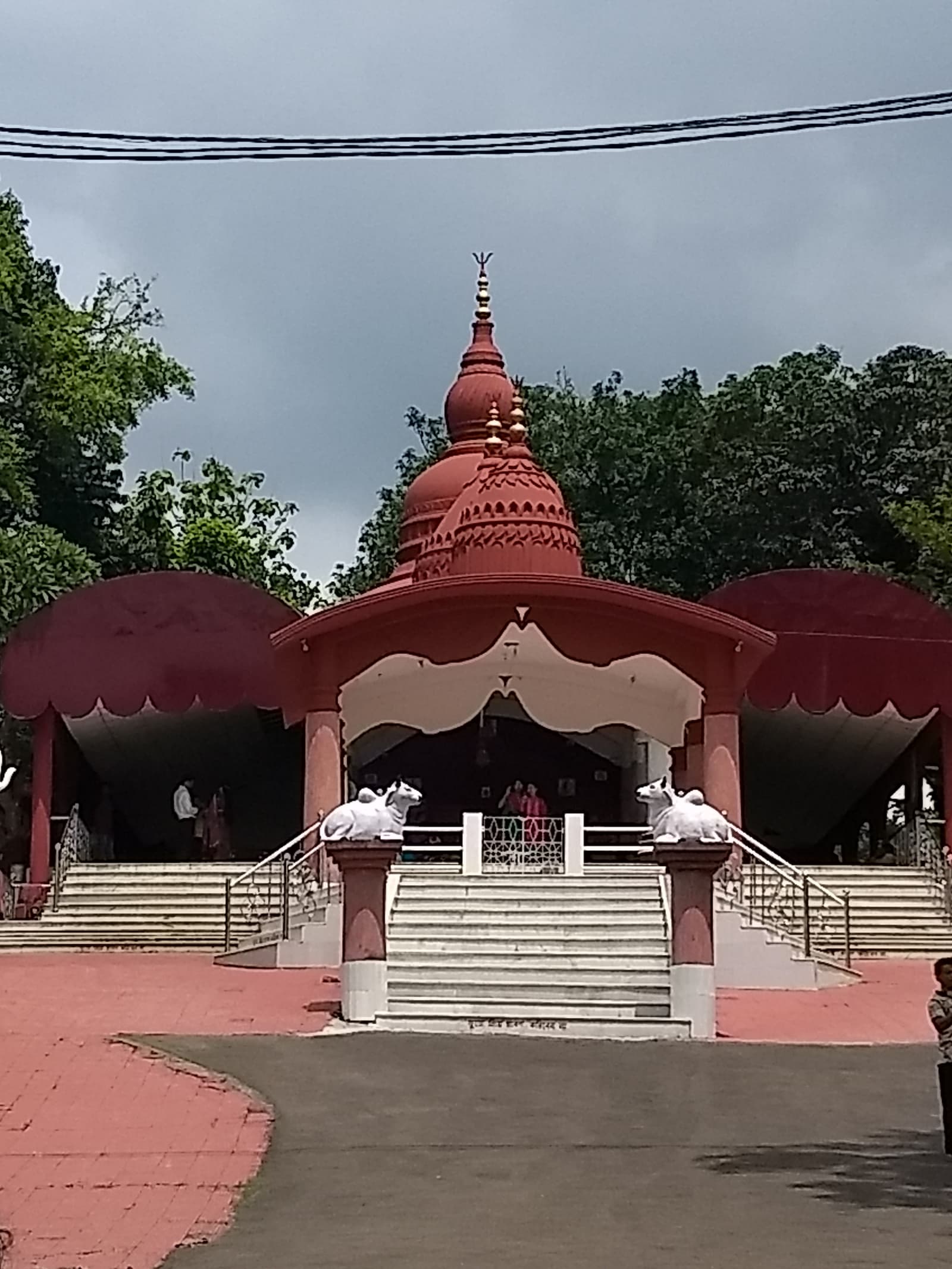 Front view of Kasba Kalibari, Tripura, India