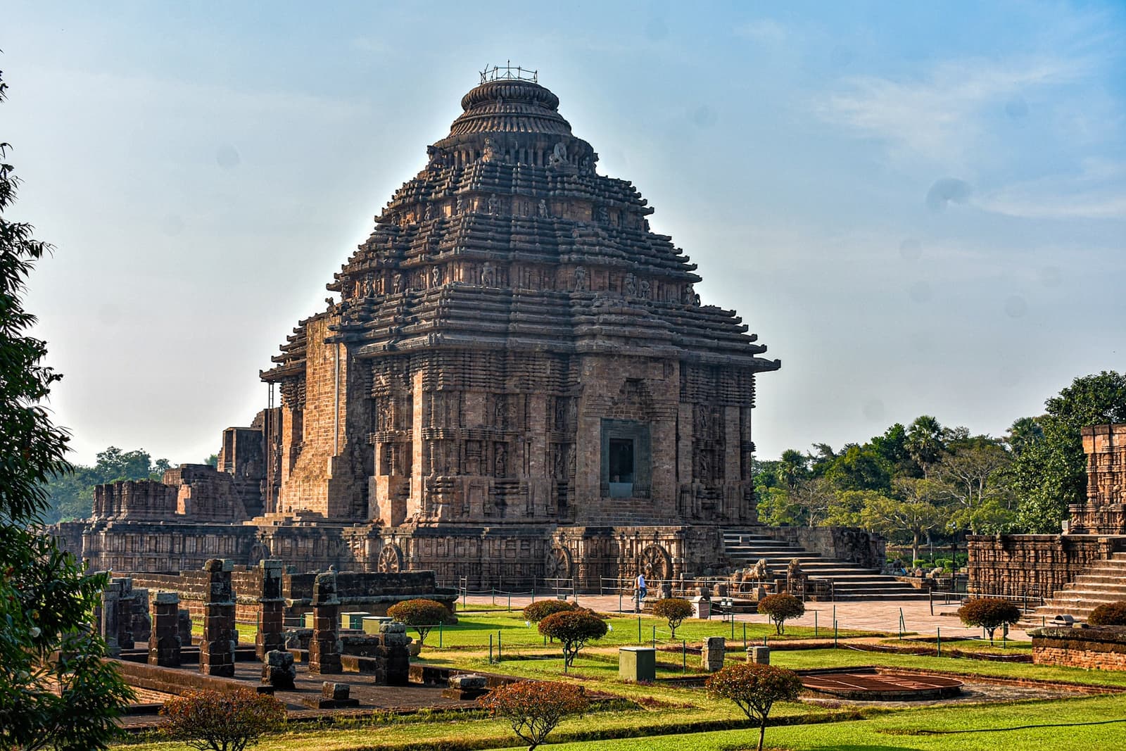 Front view of Konark Sun Temple, Odisha