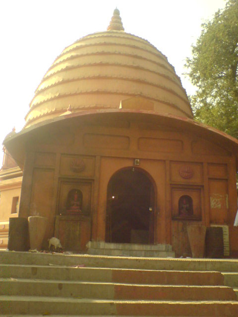Front view of Navagraha Temple, Assam, India