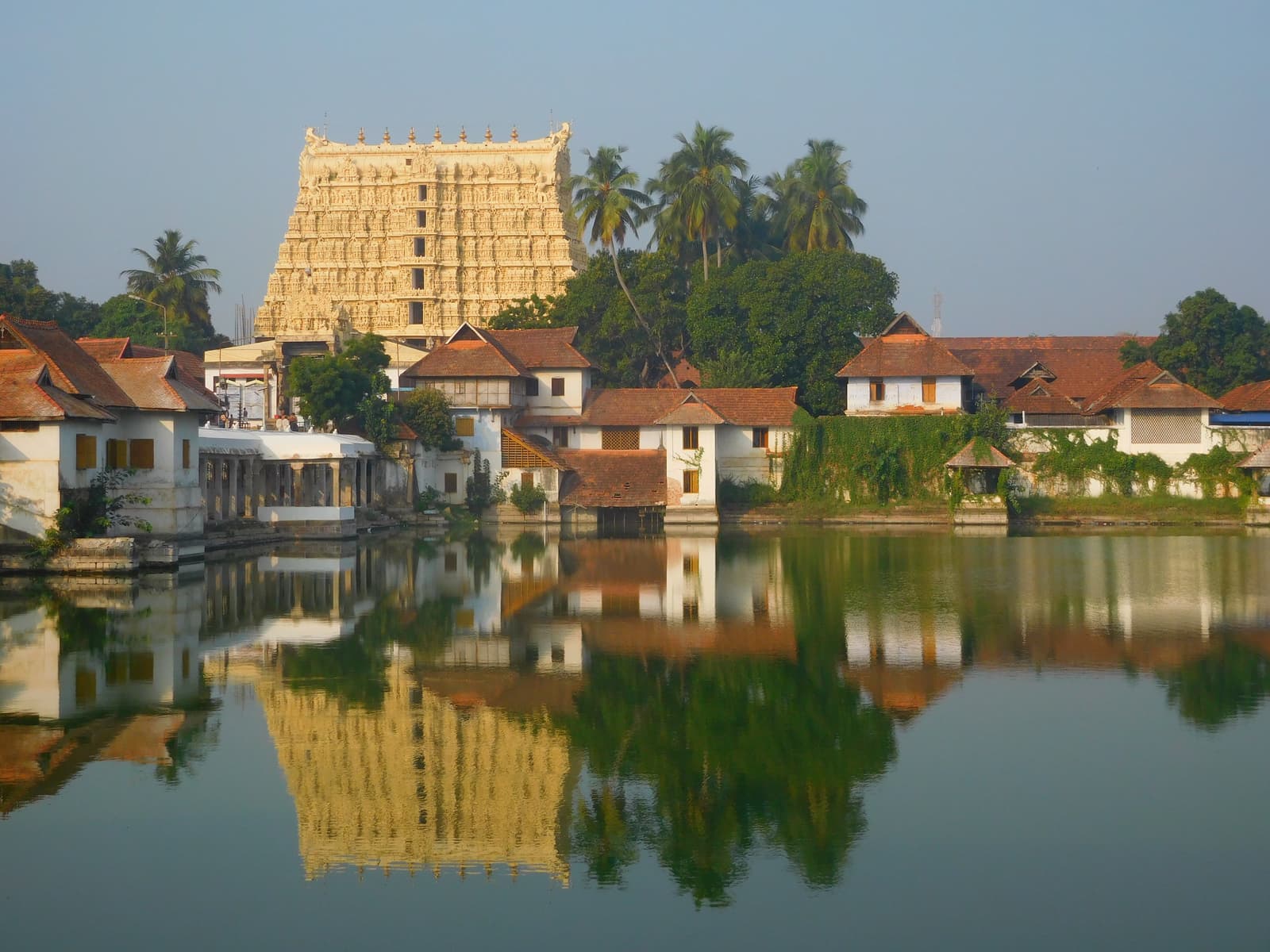 Front view of Padmanabhaswamy Temple, Thiruvananthapuram, Kerala