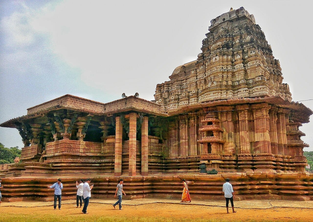 Front view of Ramappa Temple, Palampet, Telangana