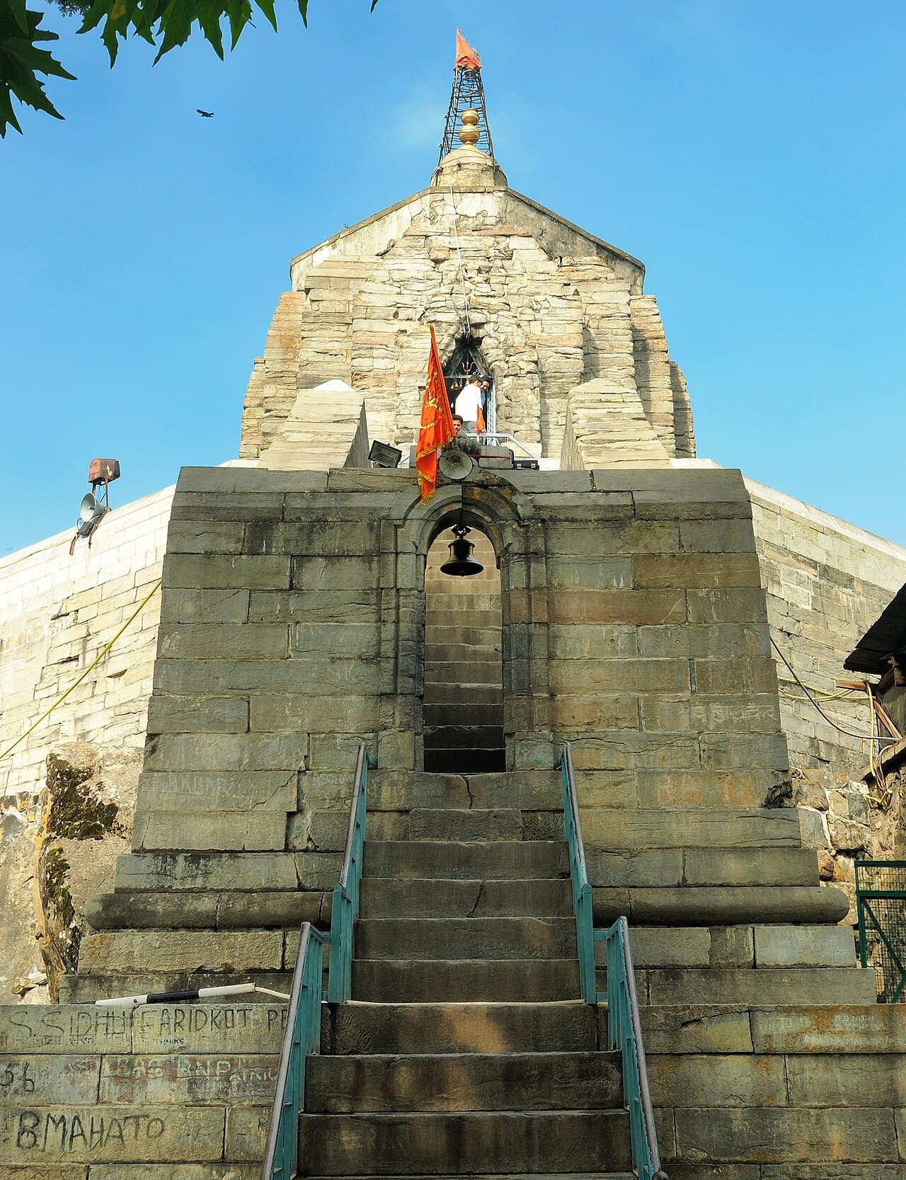 Front view of Shankaracharya Temple, Jammu & Kashmir, India