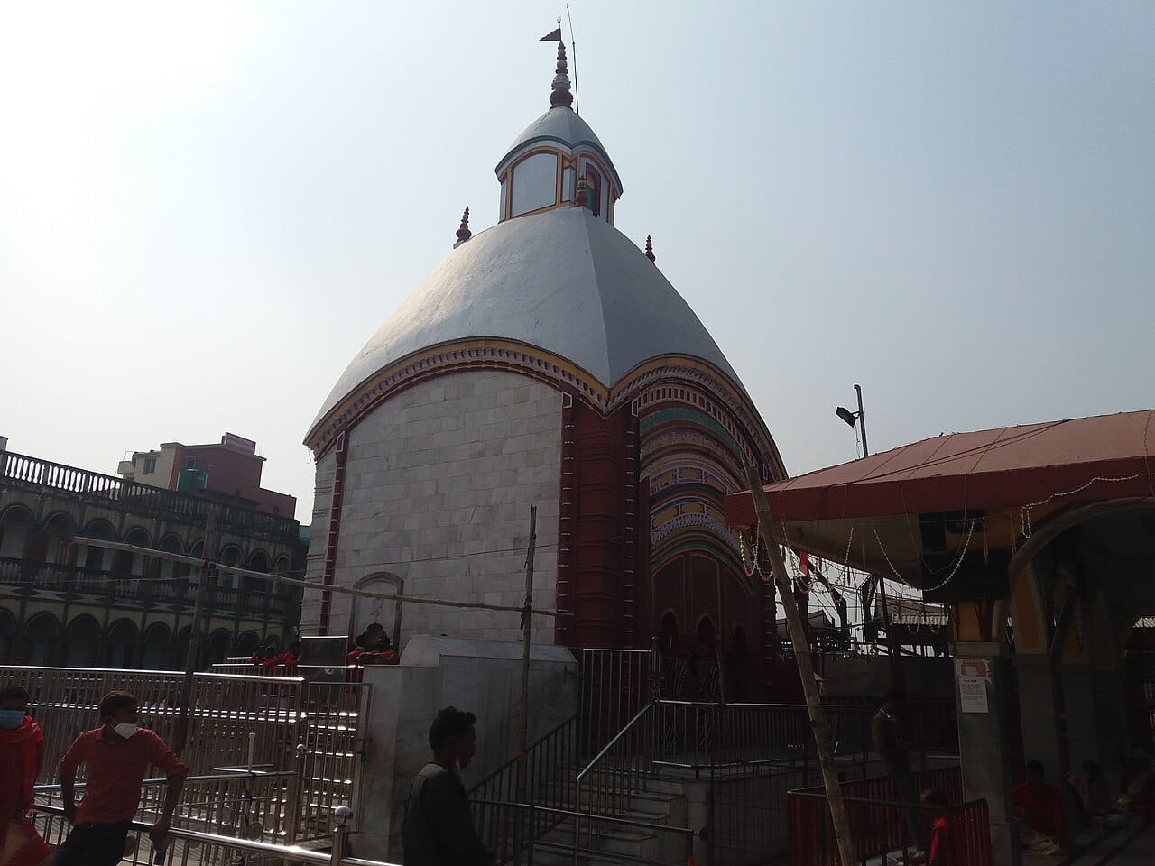 Front view of Tarapith Temple Birbhum, West Bengal, India