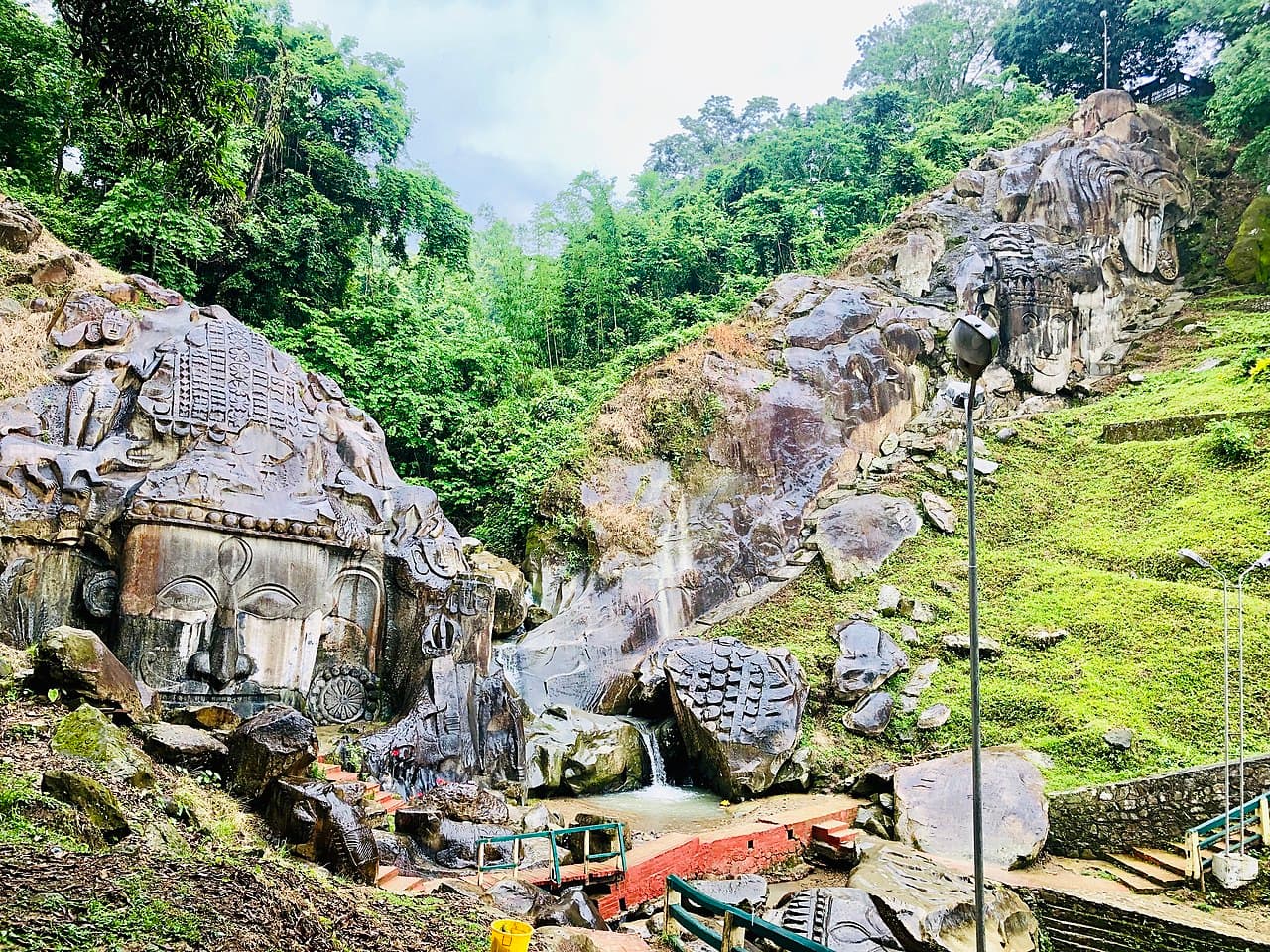 Front view of Unakoti, Tripura, India